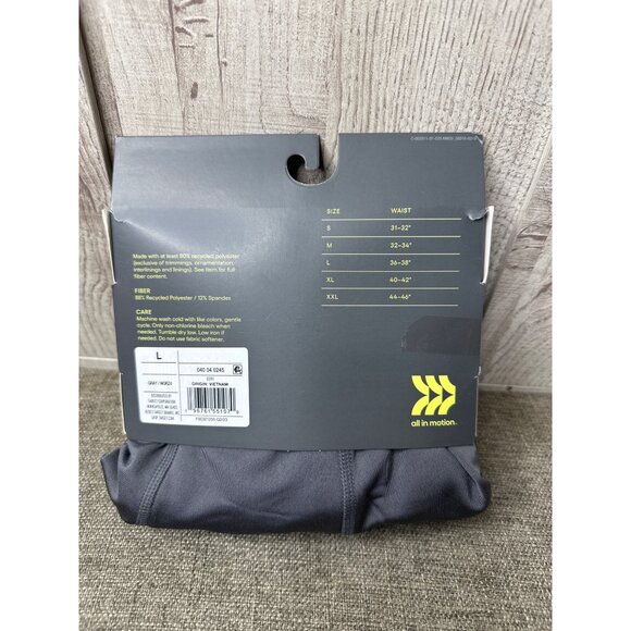 All In Motion Heavyweight Thermal Pants Large 36-38" Waist Gray - Picture 2 of 4